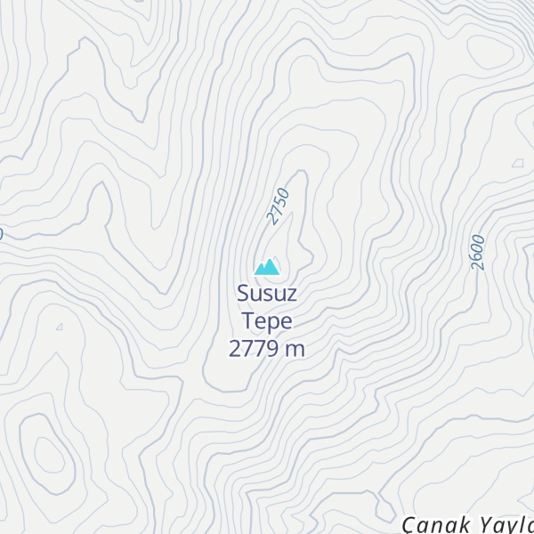 Map of Susuz Tepe