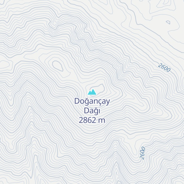 Map of Doğançay Dağı