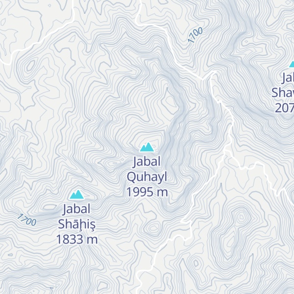 Map of Jabal Quhayl