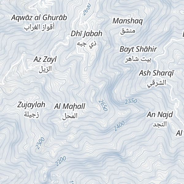 Map of Hesn Ja'ur