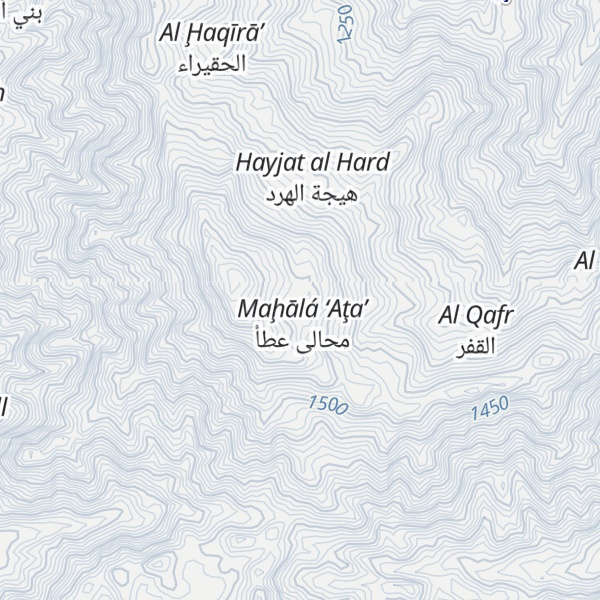 Map of Jabal Mazahin
