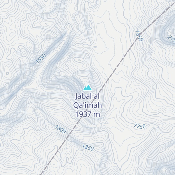 Map of Jabal al Qa'imah