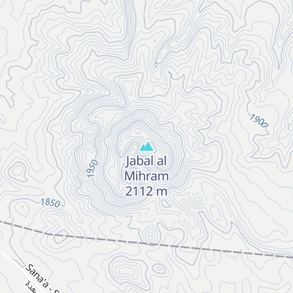 Map of Jabal al Mihram