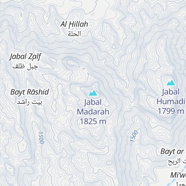 Map of Jabal Madarah