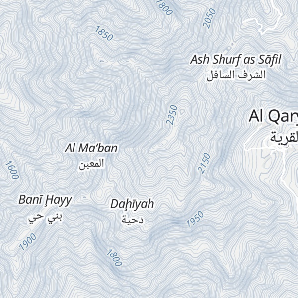 Map of Jabal Naqith