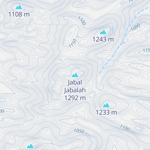 Map of Jabal Jabalah