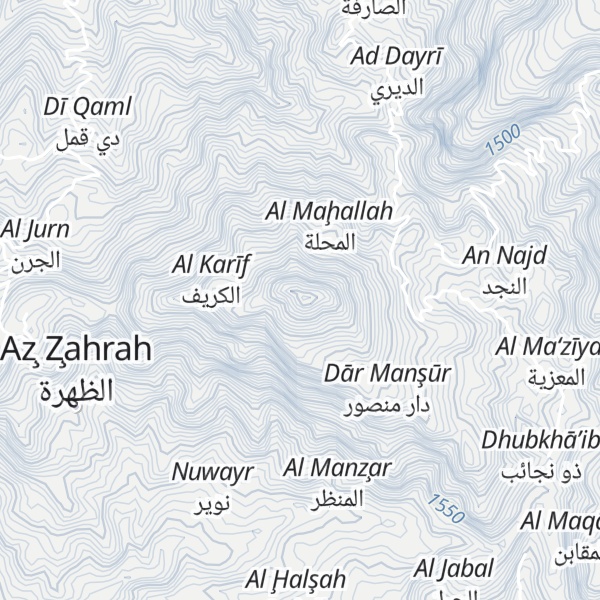 Map of Jabal Hudhayfi