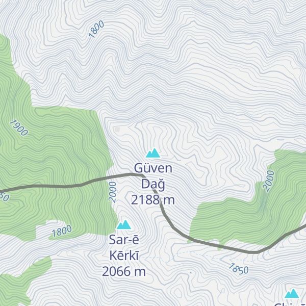 Map of Güven Dağ