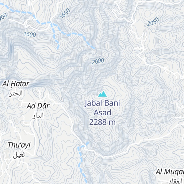 Map of Jabal Rakaf