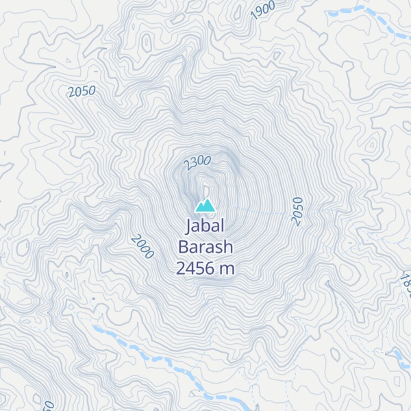 Map of Jabal Barash