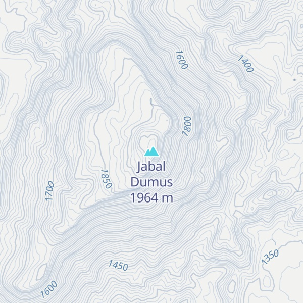Map of Jabal Dumus