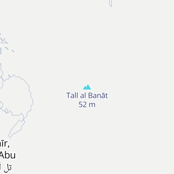 Map of Tall al Banāt
