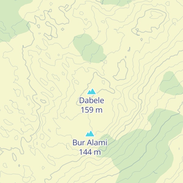 Map of Dabele