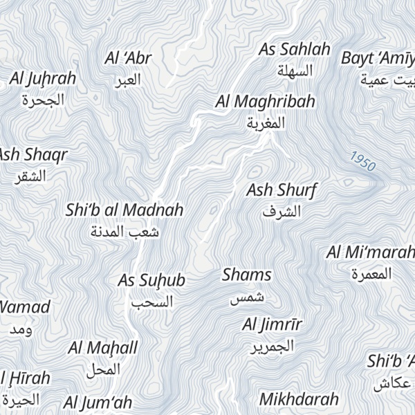 Map of Jabal Khuyur