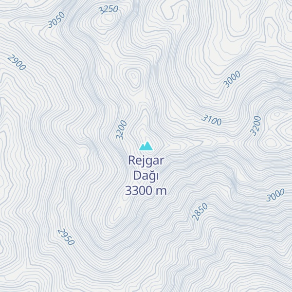 Map of Rejgar Dağı