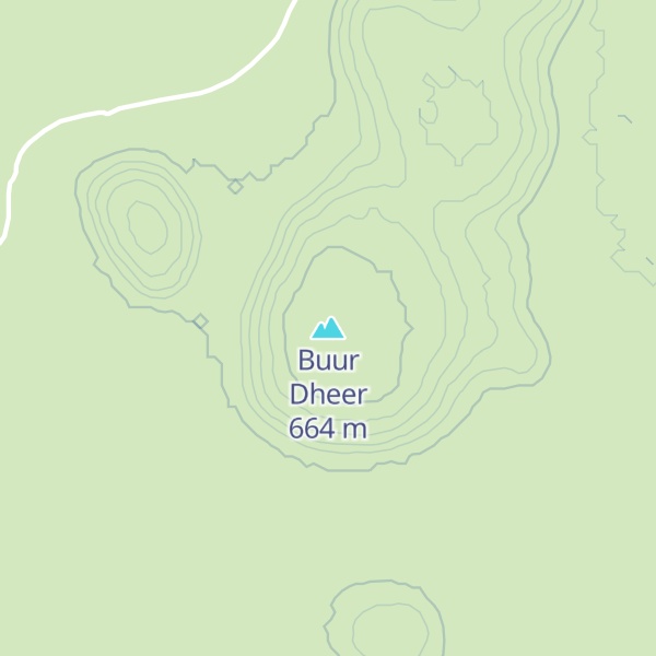 Map of Buur Dheer