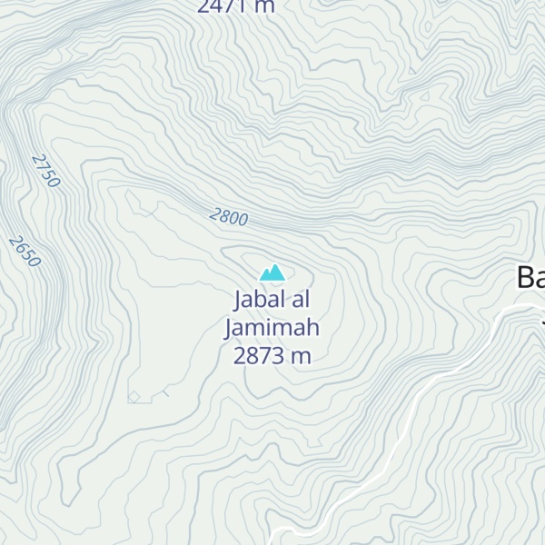 Map of Jabal al Jamimah
