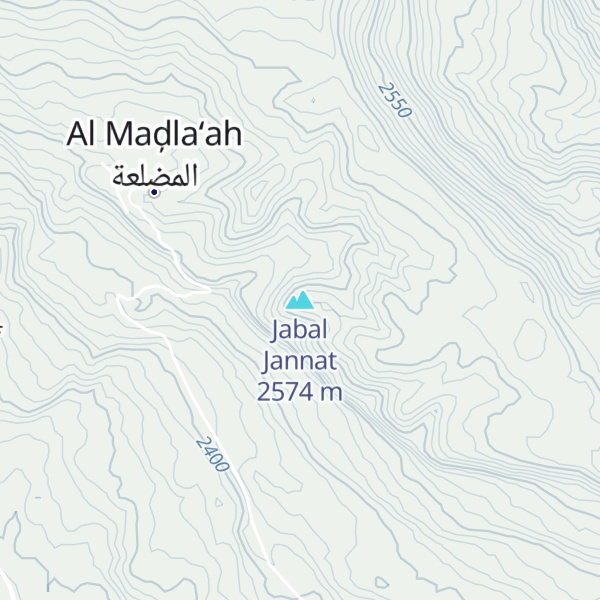 Map of Jabal Jannat