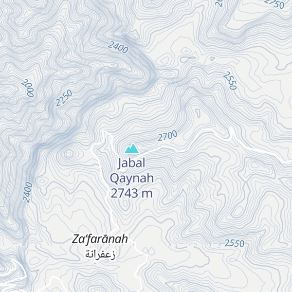Map of Hisn `Amir