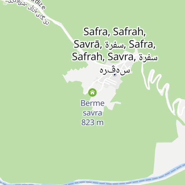 Map of Berme savra