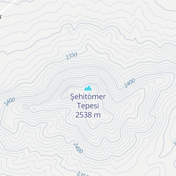 Map of Şehitömer Tepesi