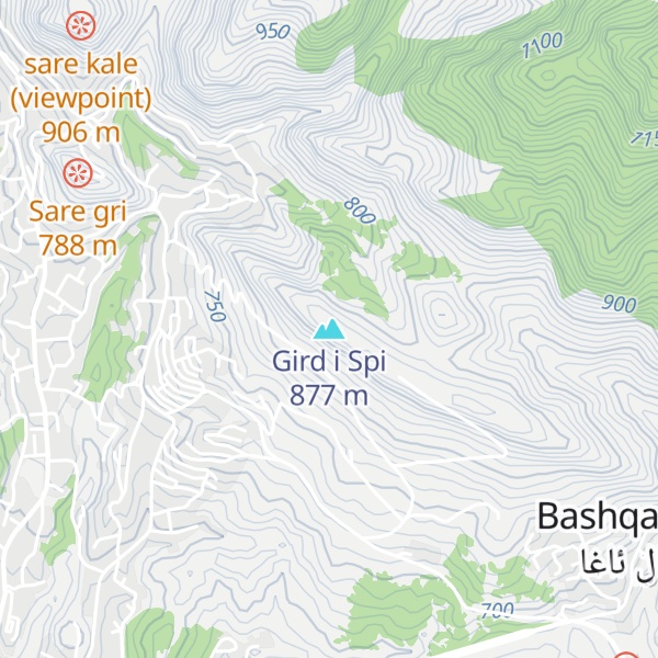 Map of Gird i Spi