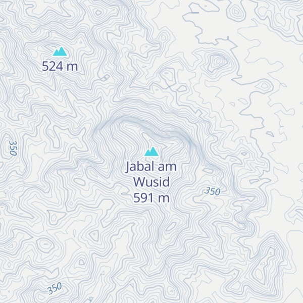 Map of Jabal am Wusid