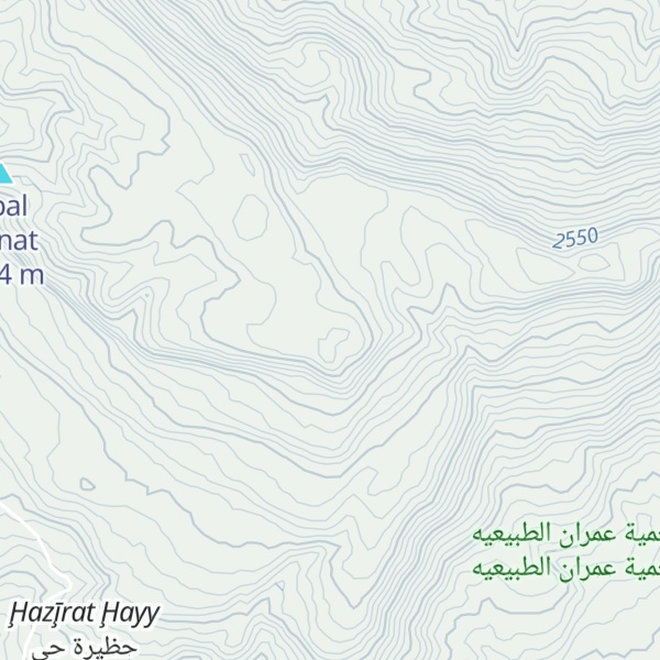 Map of Jabal al Mihshash