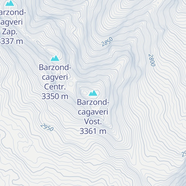 Map of Barzond-cagaveri Vost.