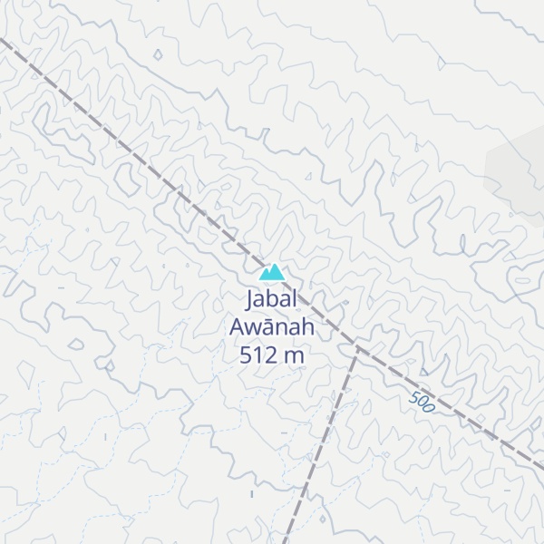 Map of Jabal Awānah