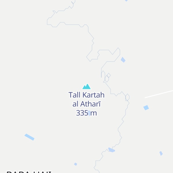 Map of Tall Kartah al Atharī