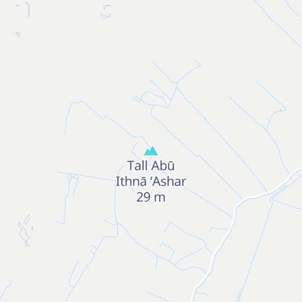 Map of Tall Abū Ithnā ‘Ashar