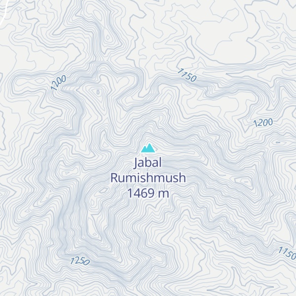 Map of Jabal Rumishmush