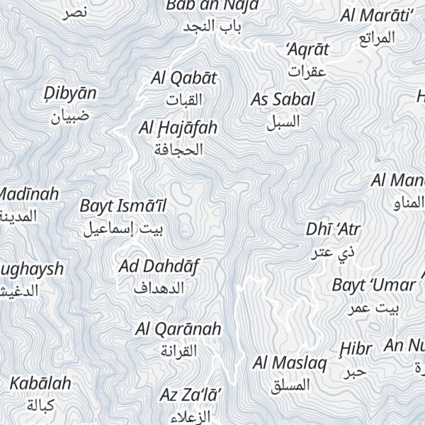 Map of Jabal an Nujadi