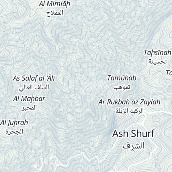 Map of Jabal al A`mal