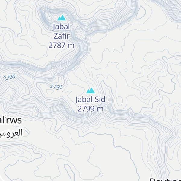 Map of Jabal Sid