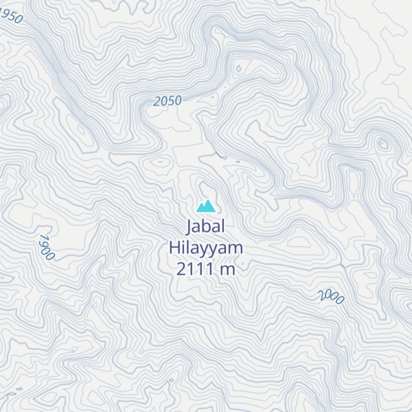 Map of Jabal Hilayyam