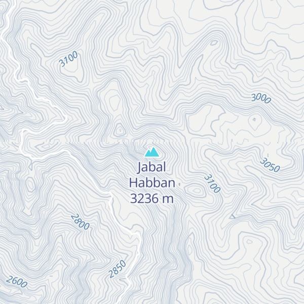Map of Jabal Habban