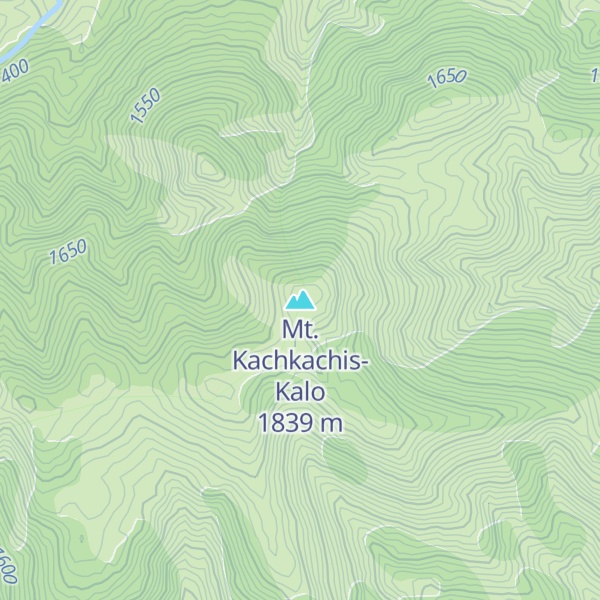 Map of Mt. Kachkachis-Kalo