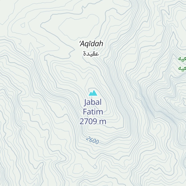 Map of Jabal Fatim