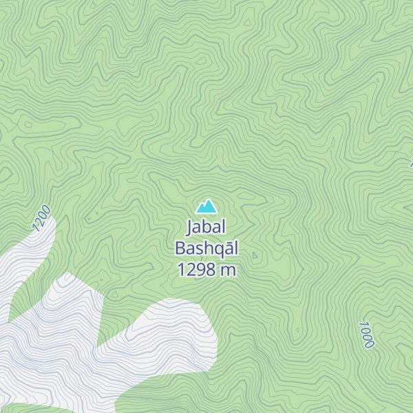 Map of Jabal Bashqāl