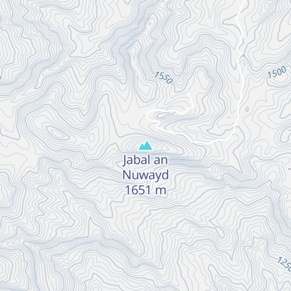 Map of Jabal an Nuwayd