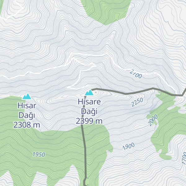 Map of Hisare Mountain