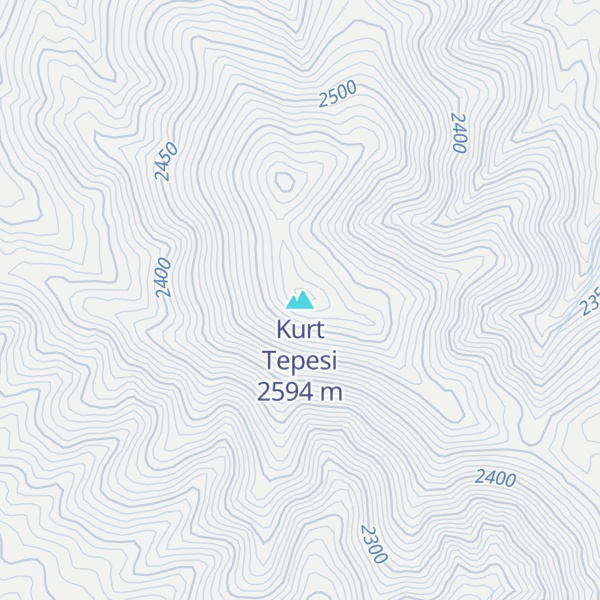 Map of Kurt Tepesi