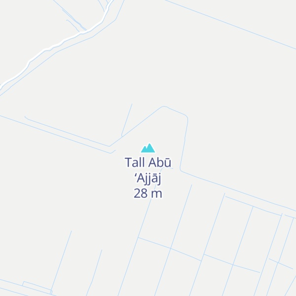 Map of Tall Abū ‘Ajjāj