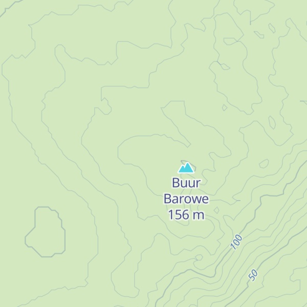 Map of Buuraha Dawole