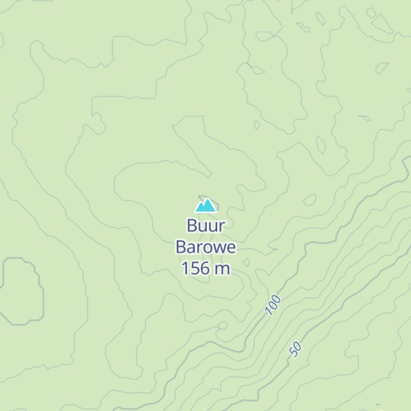 Map of Buur Barowe