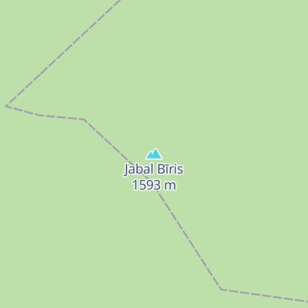 Map of Jabal Bīris