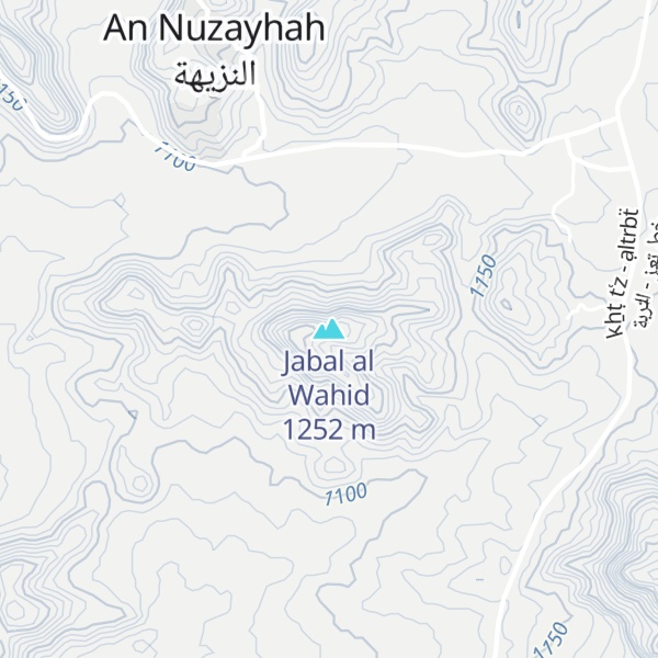 Map of Jabal al Wahid