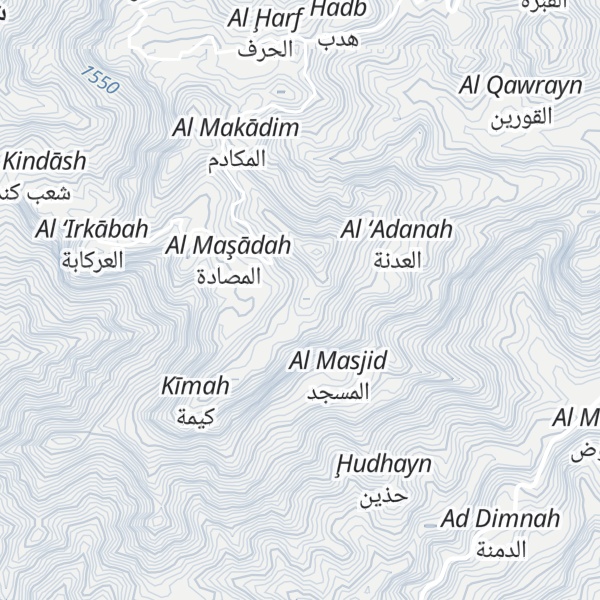 Map of Jabal Bahri
